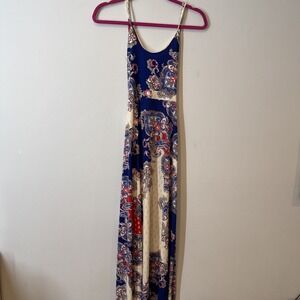 Boho Chic, Vintage Inspired, XS Summer Dress, Open Back, Effortless